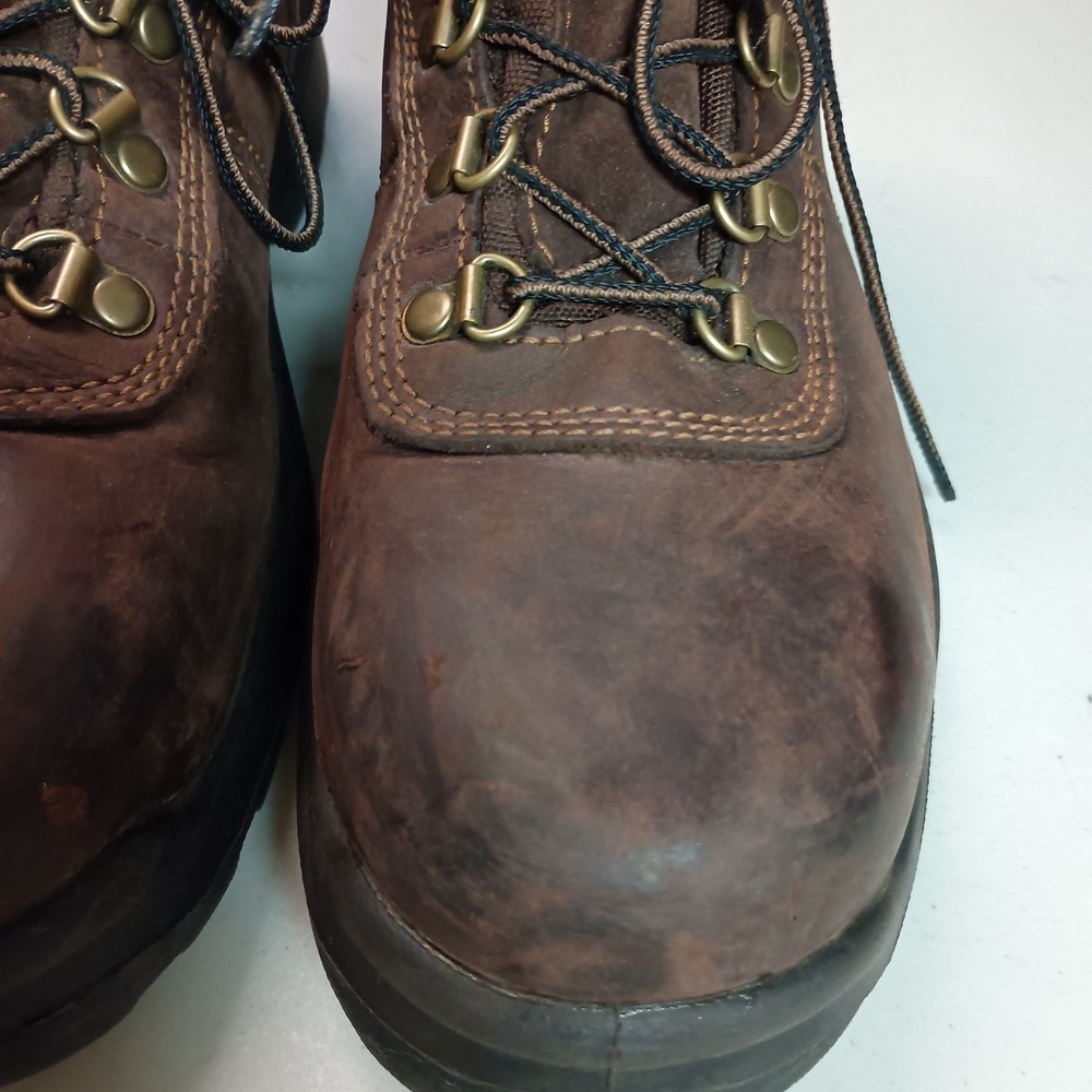 Red Wing Shoes Irish Setter Mens Work Boots Brown Leather Lace Up Size 7.5 EH - Picture 13 of 15